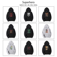 14 Styles Superhero Batman Cartoon Anime Hooded Hoodie