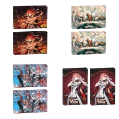 5 Styles 8*12*1.2CM Wuthering Waves Changli Cartoon Anime Acrylic Card Brick