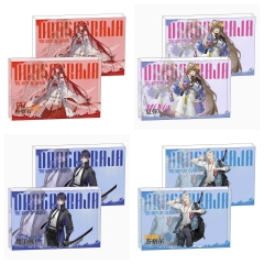 5 Styles 8*12*1.2CM Cassell College Cartoon Anime Acrylic Card Brick