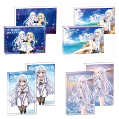5 Styles 8*12*1.2CM Summer Pockets Cartoon Anime Acrylic Card Brick