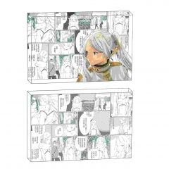 3 Styles 8*12*1.2CM Frieren: Beyond Journey's End Cartoon Anime Acrylic Card Brick