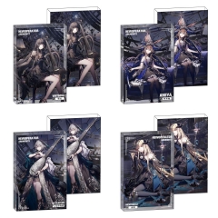 5 Styles 8*12*1.2CM Arknights Cartoon Anime Acrylic Card Brick