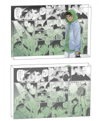 8*12*1.2CM Detective Conan Cartoon Anime Acrylic Card Brick
