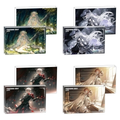 5 Styles 8*12*1.2CM GRAY RAVEN：PUNISHING Cartoon Anime Acrylic Card Brick