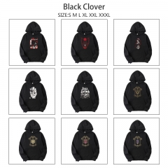 14 Styles Black Clover Cartoon Anime Hooded Hoodie