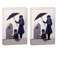 2 Styles 8*12*1.2CM Countryhumans Ch Cartoon Anime Acrylic Card Brick