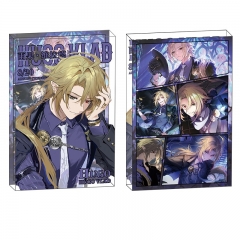 3 Styles 8*12*1.2CM Victor Hugo Cartoon Anime Acrylic Card Brick