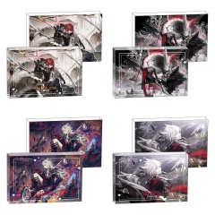 4 Styles 8*12*1.2CM Arknights Lappland Cartoon Anime Acrylic Card Brick