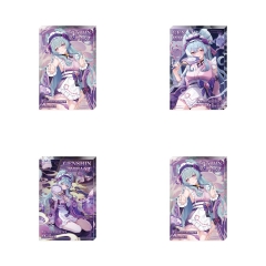 5 Styles 8*12*1.2CM Genshin Impact Yumemizuki Mizuki Cartoon Anime Acrylic Card Brick