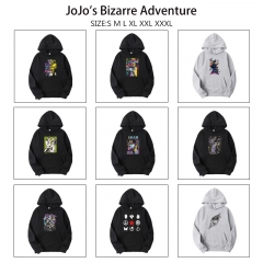 12 Styles JoJo's Bizarre Adventure Cartoon Anime Hooded Hoodie
