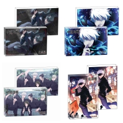 5 Styles 8*12*1.2CM Jujutsu Kaisen Cartoon Anime Acrylic Card Brick