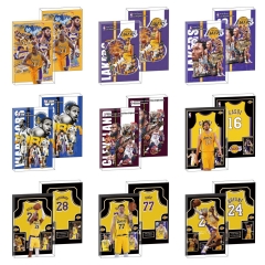 32 Styles 8*12*1.2CM Ballsuperstar Paul George Cartoon Anime Acrylic Card Brick