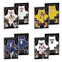 8 Styles 8*12*1.2CM Allen Iverson Cartoon Anime Acrylic Card Brick