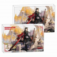 3 Styles 8*12*1.2CM Arknights Cartoon Anime Acrylic Card Brick