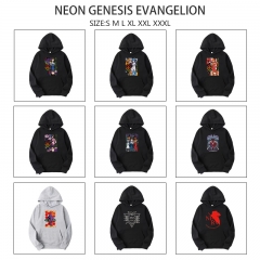 12 Styles EVA/Neon Genesis Evangelion Cartoon Anime Hooded Hoodie