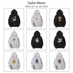 14 Styles Pretty Soldier Sailor Moon Cartoon Anime Hooded Hoodie