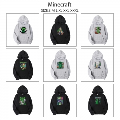 12 Styles Minecraft Cartoon Anime Hooded Hoodie