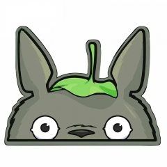 跨境厂家直销龙猫偷窥者卡通汽车贴纸创意可爱装饰车窗边贴花