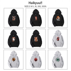 10 Styles Haikyuu Cartoon Anime Hooded Hoodie