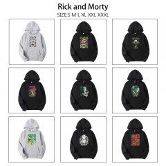 14 Styles Rick and Morty Cartoon Anime Hooded Hoodie