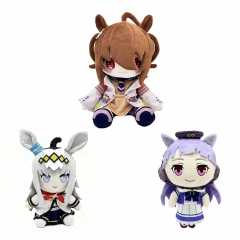 跨境新品agnes tachyon plush 赛马娘动画周边毛绒玩偶公仔
