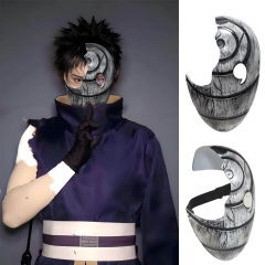 (OPP Bag Packing)18*28*20CM Naruto Uchiha Obito Cosplay Resin ABS Anime Mask