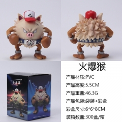 5.5CM GK Pokemon Primeape Anime Figure Model Toy Doll