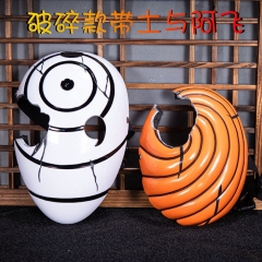 6 Styles Naruto Uchiha Obito Tobi Cosplay Resin ABS Anime Mask