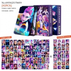 新款现货92张kpop猎魔女团收藏照片小卡60张lomo卡32张迷你贴纸