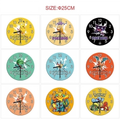 宝可梦-10款 全彩印花动漫大挂钟