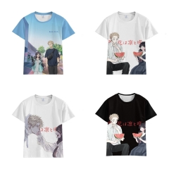 5 Styles The Fragrant Flower Blooms with Dignity Cartoon Anime T-shirt