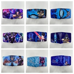 10 Styles Solo Leveling Cartoon Purse Anime Short Wallet
