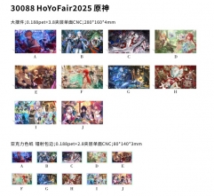 28 Styles Genshin Impact Cartoon Anime Acrylic Coloured Paper/Standing Plate