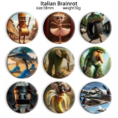 58MM A主图-Italian-Brainrot 动漫马口铁徽章胸章(套）