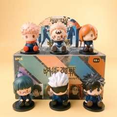 6PCS/SET 6.5-7.5cm Jujutsu Kaisen Cartoon Mystery Blind Box Anime PVC Figure Toy
