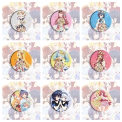 18 Styles ZOMBIE LAND SAGA Cartoon Pin Anime Tinplate Brooch