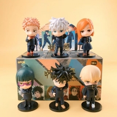 6PCS/SET 9-10cm Jujutsu Kaisen Cartoon Mystery Blind Box Anime PVC Figure Toy