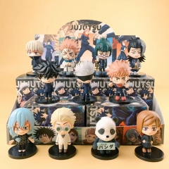 11PCS/SET 8cm Jujutsu Kaisen Cartoon Mystery Blind Box Anime PVC Figure Toy