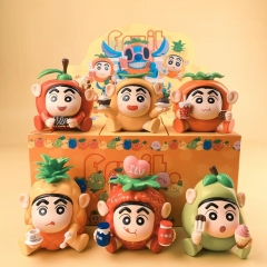 "6款水果蜡笔小新盲盒  【优质款】（专属彩盒）"7.5-9.5cm