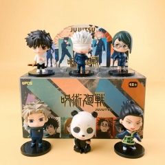 6PCS/SET 7-8cm Jujutsu Kaisen Cartoon Mystery Blind Box Anime PVC Figure Toy