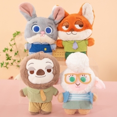 4 Styles Zootopia Cartoon Anime Plush Toy Doll