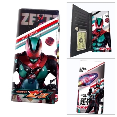 Kamen Rider Ex-Aid Cartoon Color Printing Coin Purse Anime Long Wallet