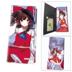 Touhou Project Cartoon Color Printing Coin Purse Anime Long Wallet