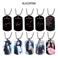 16 Styles K-POP BLACKPINK Cartoon Character Decoration Anime Alloy Necklaces