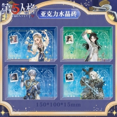 12 Styles 150*100*15mm Identity V Cartoon Anime Acrylic Card Brick