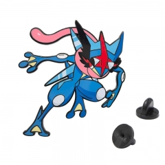 Pokemon Greninja Cartoon Pin Anime Alloy Brooch