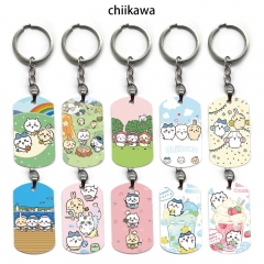 12 Styles Chiikawa Cartoon Character Decoration Anime Alloy Keychain