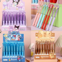 48支）新款拉布布史迪仔文具中性笔高颜值可爱文具书写笔学生礼物奖品