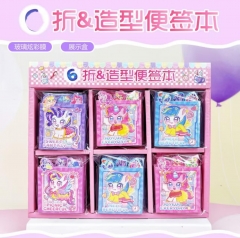 30本）网红可爱文具小马便签本六折叠便签迷你本夹娃娃机文具礼物奖品