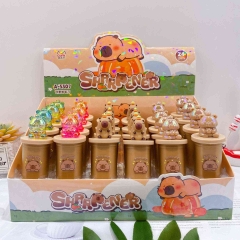 24pcs/set Capybara Cartoon Stationery Anime Penknife